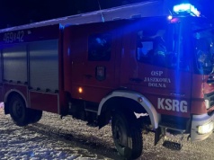 Kłodzko - pożar przewodu kominowego