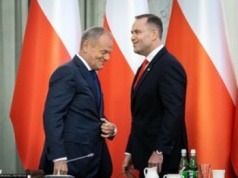 Sondaż: Polacy oczekują współpracy Nawrockiego i Tuska