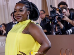 Ogłosiła ciążę na Złotych Globach. Jej suknia miała jasny przekaz