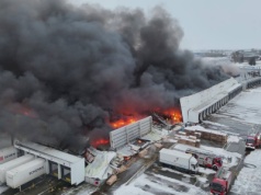 Pożar magazynu DB Schenker pod Poznaniem. Hala przestała istnieć