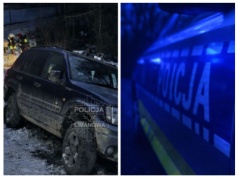 Zostawił seniora w przewróconym aucie. Usłyszał zarzuty