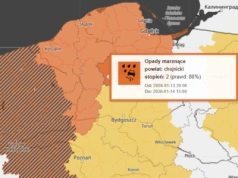 Gołoledź i marznące opady. IMGW wydał ostrzeżenie dla powiatu chojnickiego