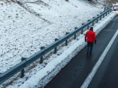 Szedł autostradą A1. Okazało się, że szuka go policja