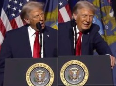 Trump zakpił z Bidena. Zaczął udawać kaszel