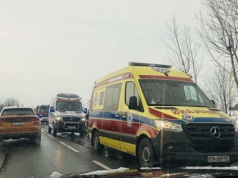 Utrudnienia na DK28. Zderzenie dwóch samochodów