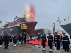 Drugi „Delfin” zwodowany. Tak prezentuje się „szpiegowski” okręt dla Marynarki Wojennej