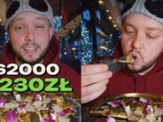 Książulo zjadł najdroższą pizzę na świecie i zapłacił za nią ponad 7 TYSIĘCY ZŁOTYCH! "Ciasto jest takie suche"
