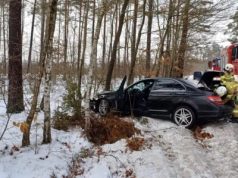 Kolizja w Brusach-Wybudowaniu. Interweniowały jednostki OSP i policja
