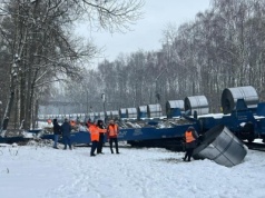 Wykolejenie pociągu w Katowicach. Wagon wypadł z torów