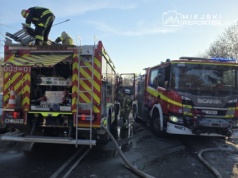 Pożar budynku. 40 osób ewakuowanych. Mieszkańcy nie mogą wrócić do lokali