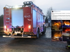 Ogromny pożar podczas wesela! Ogień szybko strawił budynek