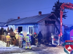 Tragedia pod Łowiczem. Mężczyzna zginął w pożarze