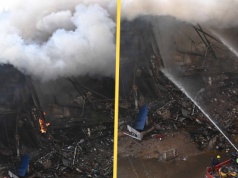 Ogień zajął całe centrum handlowe w Karaczi. Nie żyje sześć osób