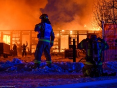 Pożar budynku wielorodzinnego w miejscowości Nurzec Stacja