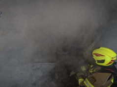 Duży pożar pod Warszawą. Zobacz film z akcji gaśniczej