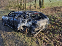 POWIAT NOWOTOMYSKI: Poranny poślizg zakończony w rowie. Audi a3 i 1,5 promila – krótka droga do długich konsekwencji