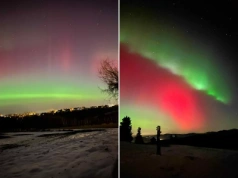 Byłam pewna, że to Norwegia. Zdjęcia zorzy w Polsce zachwycają