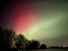 To była noc z zorzą polarną