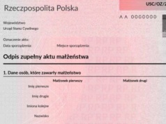 Polska zmienia akt małżeństwa: „pierwszy małżonek” zamiast „kobieta” i „mężczyzna”