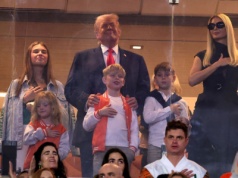 Nagle pokazali Trumpa. Głośno o tym, co zrobili kibice