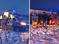 Kobieta weszła z psem na lód. Wpadła do lodowatej wody