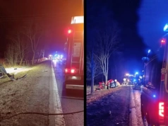 Tragiczny wypadek pod Jaworem. Nie żyje jedna osoba, cztery w szpitalu