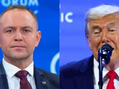 Donald Trump spotkał się w Davos z Karolem Nawrockim