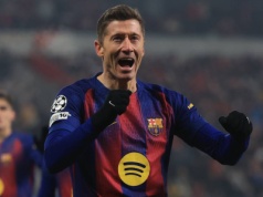Przełamanie Lewandowskiego! Kolejne zwycięstwo FC Barcelony w LM