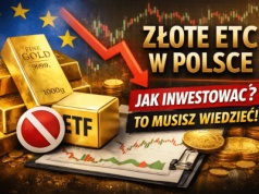 Złoto rośnie, ETF-y niedostępne. Jak Polacy naprawdę inwestują w kurs złota?