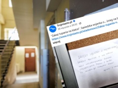 Sąsiedzi wywiesili kartkę. Poszło o śnieg na butach. "Ten, co mieszka na parterze, zrozumie"