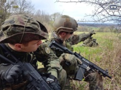 Ćwiczenia taktyczne w Mikuszowicach-Błoniach