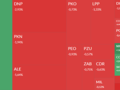Mapa GPW: Dino, Medinice, QNA i OT Logistics w centrum uwagi