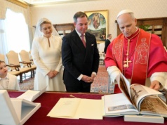 Leon XIV przyjął Wielkiego Księcia Luksemburga z Małżonką
