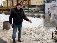 Zniszczył kultową rodzinkę bałwanków. Ludzie wściekli. "Lepiej, żeby nie wpadł w moje ręce"