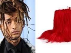 Krytycy MIAŻDŻĄ debiutancką kolekcję Jadena Smitha: "Buty wyglądają jak Elmo z "Ulicy Sezamkowej" żywcem obdarty ze skóry" (FOTO)