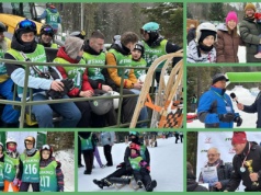 Na stoku wśród zawodników 83-latek i maluchy. Pierwsze Otwarte Mistrzostwa w Saneczkarstwie Dowolnym