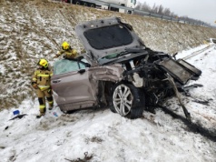 Groźny wypadek na A1. Są utrudnienia