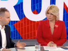 Andruszkiewicz starł się z pracownicą TVP w likwidacji. "Pani może tego nie widzieć"