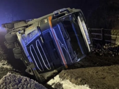 Szklanka na drogach i chodnikach