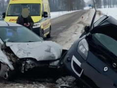 Poranna kolizja w gminie Czyżew. Trudne warunki na drogach