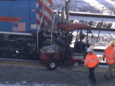 Pociąg Metra uderzył w mały pług w Bartlett. Zginął mężczyzna