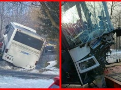 Autokar zderzył się z ciężarówką między Krużlową Wyżną a Posadową Mogilską. Jedna osoba ranna