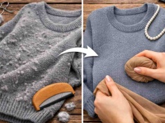 Trik z pończochą ratuje zmechacony sweter. Już nie będziesz się go wstydzić