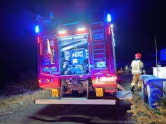 Z ostatniej chwili: Zgłoszono pożar mieszkania w piwnicy – foto