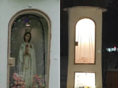 Targówek. Z kapliczki zniknęła figurka Matki Bożej Róży. "To jest świństwo!"