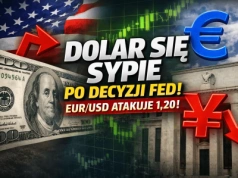 Dolar się sypie po decyzji Fed! DXY pod presją, euro atakuje 1,20
