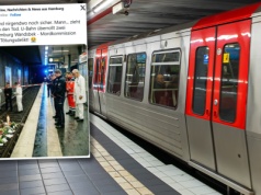 Dramat w metrze w Hamburgu. Chwycił kobietę i skoczył z nią na tory