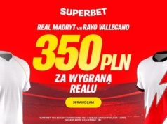 Zgarnij 350 PLN w Superbet za wygraną Realu!