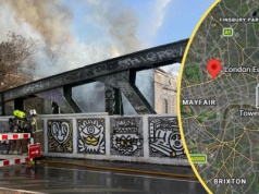 Wielki pożar w Londynie. Na kolei zapanował chaos