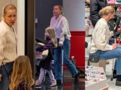 Naturalna Katarzyna Warnke buszuje po centrum handlowym O KULACH z 6-letnią córką (ZDJĘCIA)